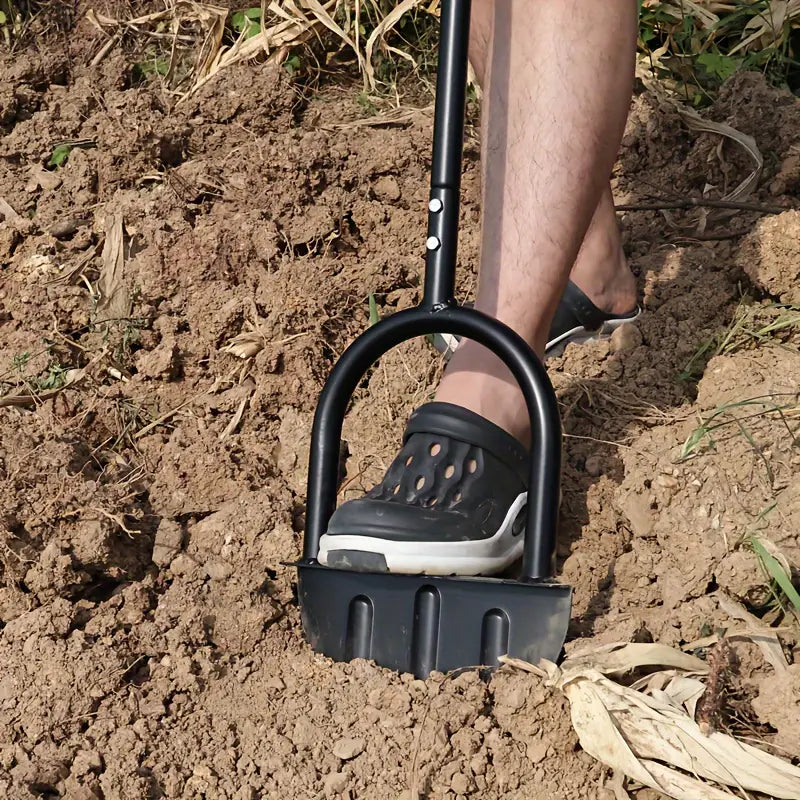 Full Steel Stand Up Garden Edger: Efficient Lawn Trimming with T Grip