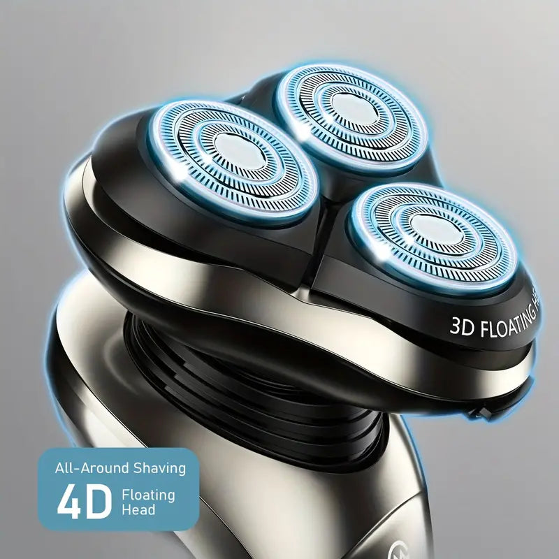 Advanced Electric Shaver for Men with Clean Charge Station