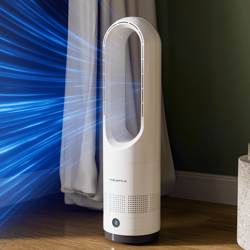 Standing Tower Fan Smart Oscillating Quiet Floor Fan