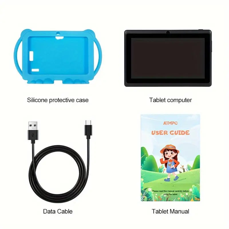 17.78 cm Toddler Tablet: Parental Control - Blue