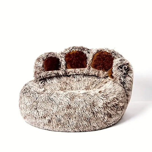 Cuddly Cute Bear Paw Shape Pet Sofa