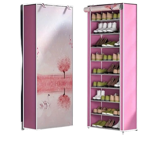 Step up your home organization game with this 10-tier shoe rack