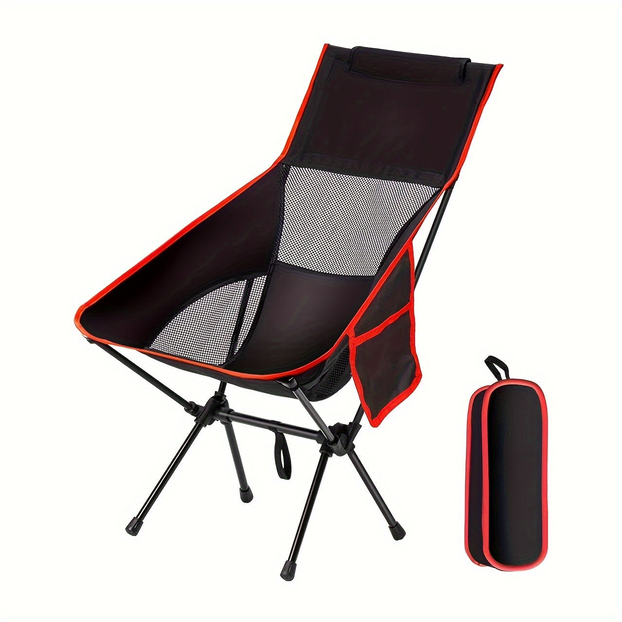 Folding Camping Chair with Footrest for Outdoor Comfort