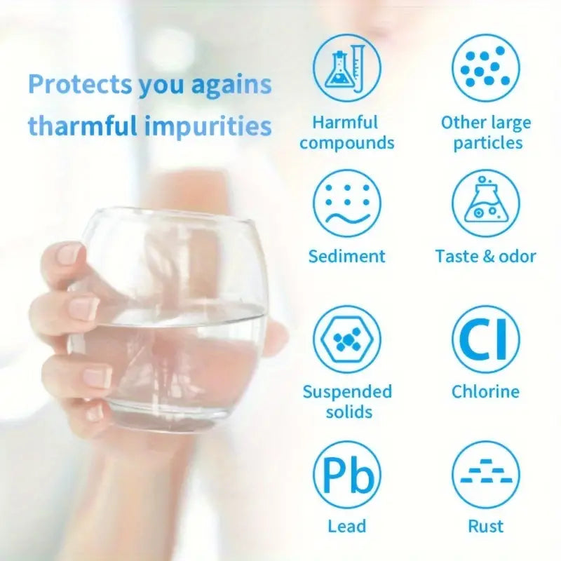 1pc RV Inline Hose Water Filter with Hose Protector