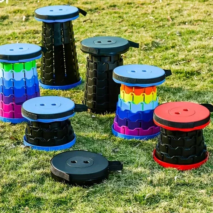 Ultimate Outdoor Adjustable Folding Stool for On-the-Go Comfort