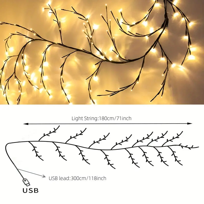 Enchanted Willow Vine Lights - 96 LEDs