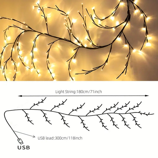 Yuletide Glow: Christmas USB Plug Vines