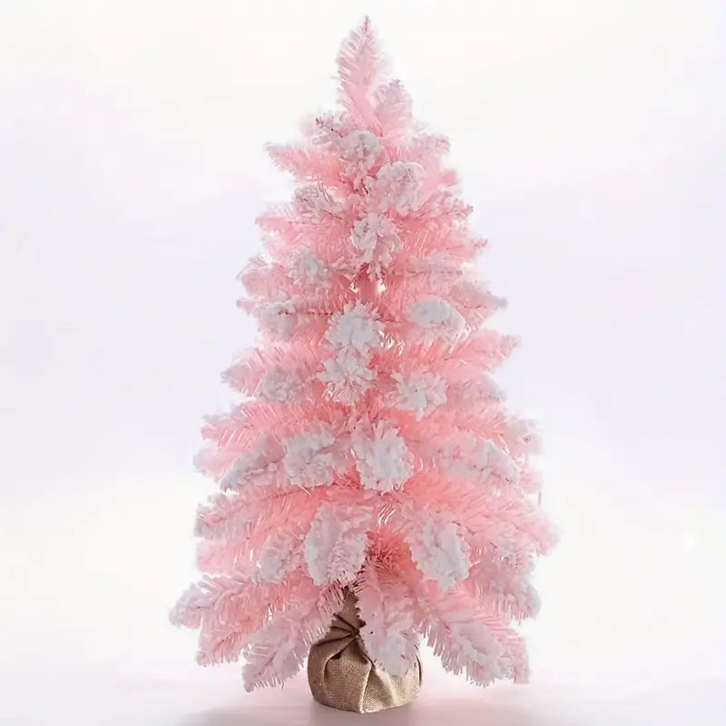 Pretty in Pink: A Festive Flocking Christmas Tree