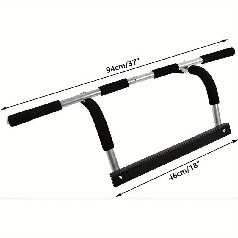 Multifunctional Pull-Up Bar Door Rack: Stainless Steel Upper Body Trainer