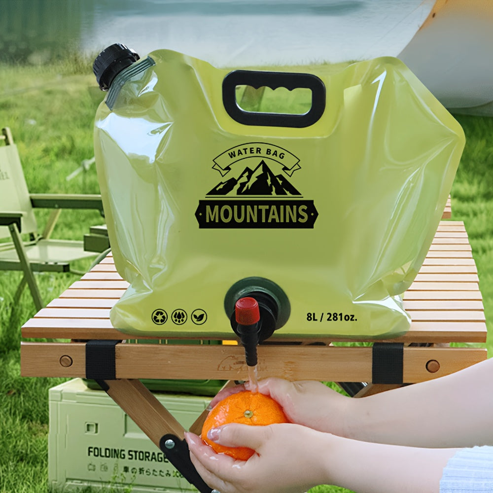 2.11 Gallon Collapsible Portable Water Bag with Faucet