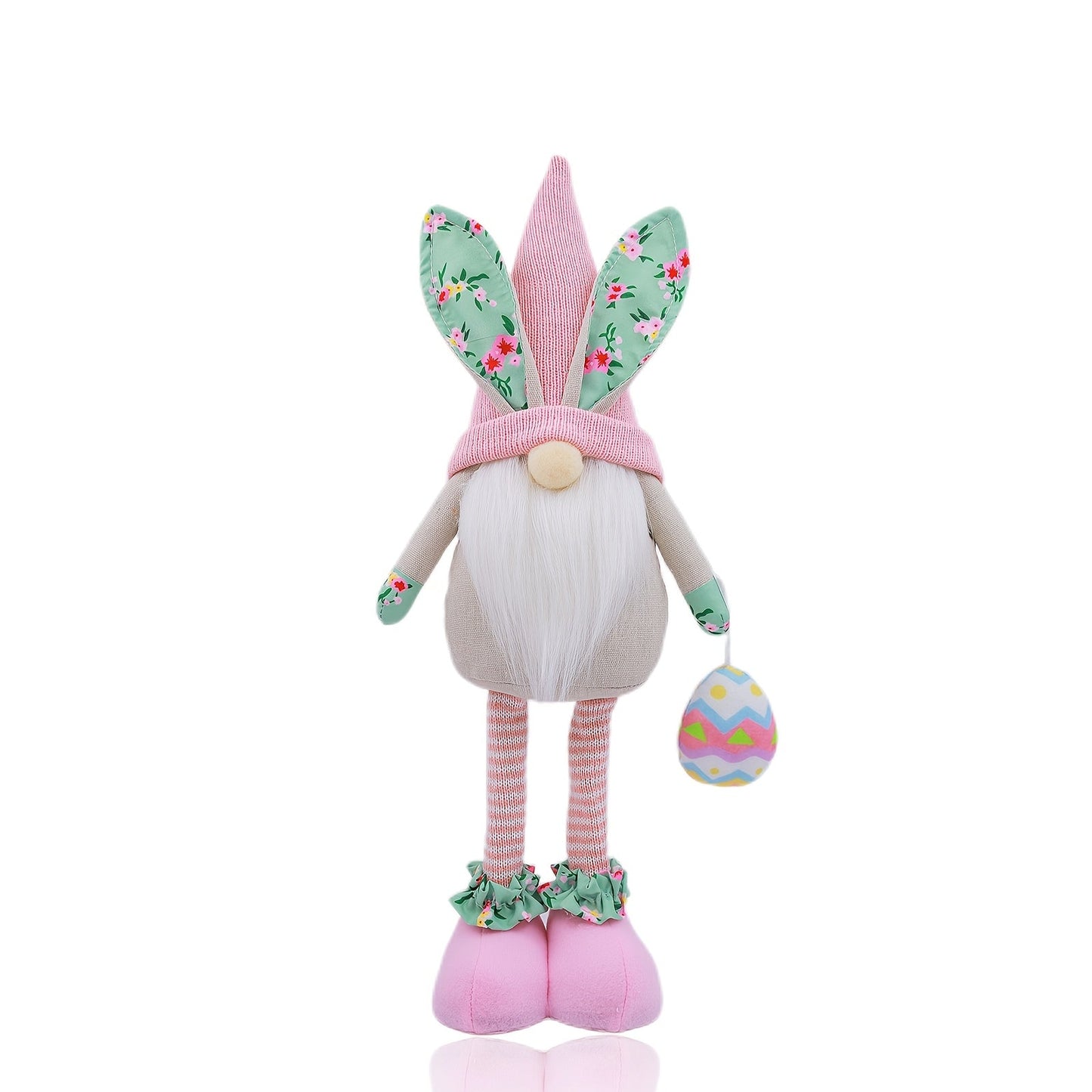 Handmade Easter Bunny Gnome Plush Decoration