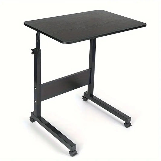 Black Lift Table Desk with Pulley to Adjust Height