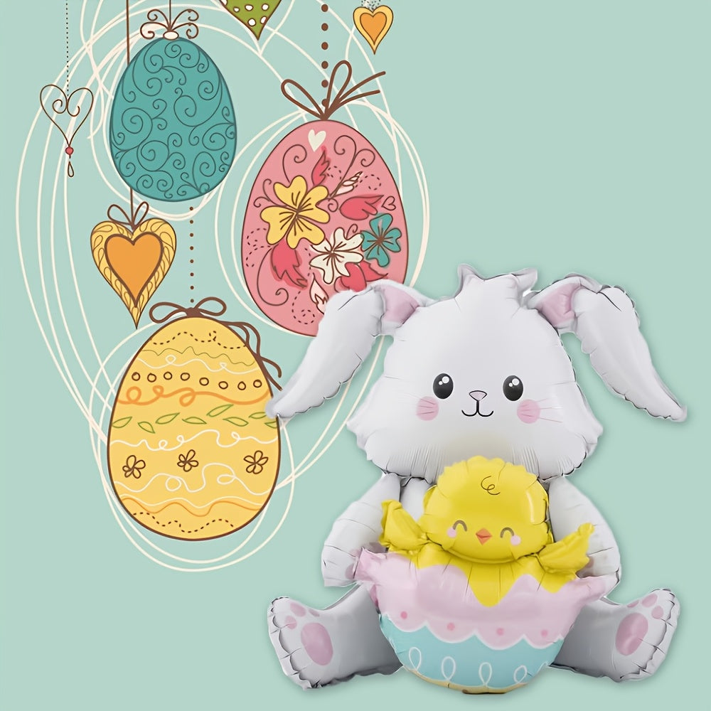 Cute Sitting & Standing Bunny Balloon Easter Decoration