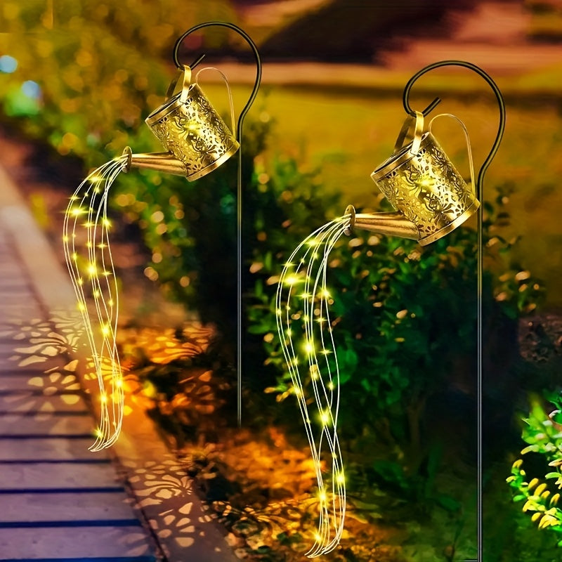 2-Function Solar Kettle Lamp Garden Light