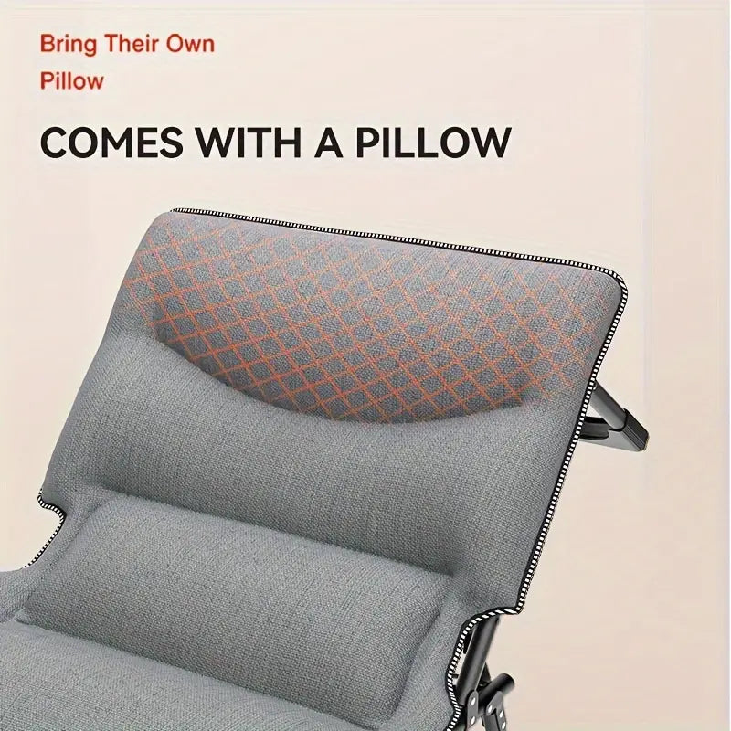 LabComfort Pro: Adjustable Recliner for Researchers - Light Grey, 70cm Width