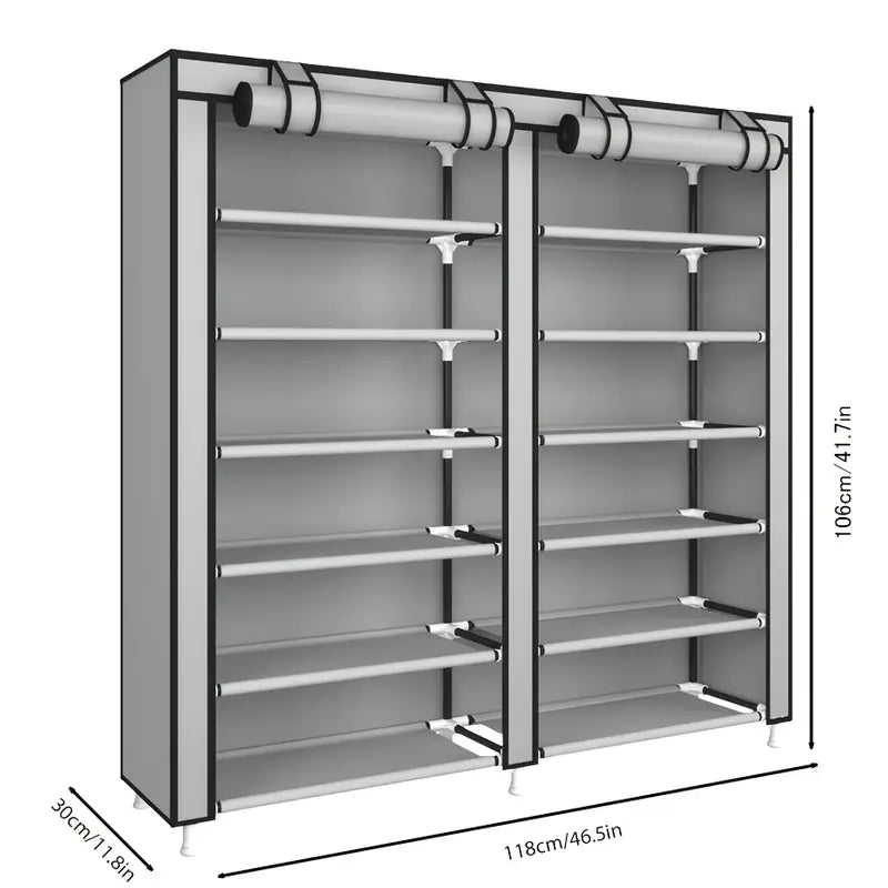 Keep your footwear collection in perfect order with this Free Standing Shoe Organizer