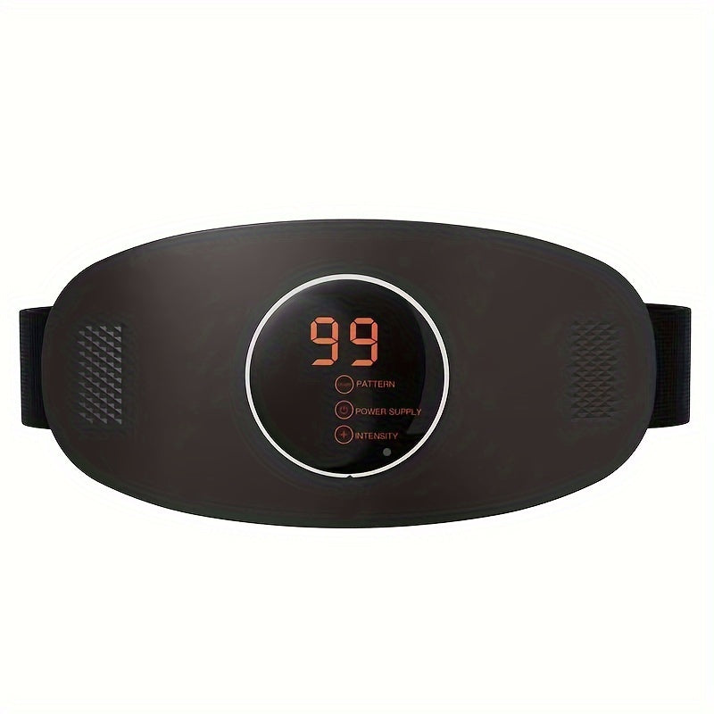 1pc Electric Waist Sculpting Massager - Black