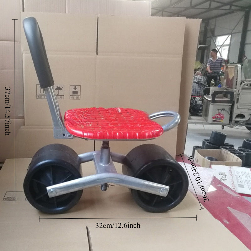 Garden Sled Cart with Two Wheels