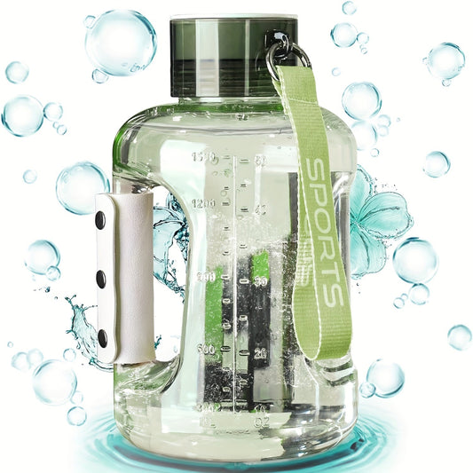 1.5L Hydrogen Rich Fitness Water Bottle(Green)