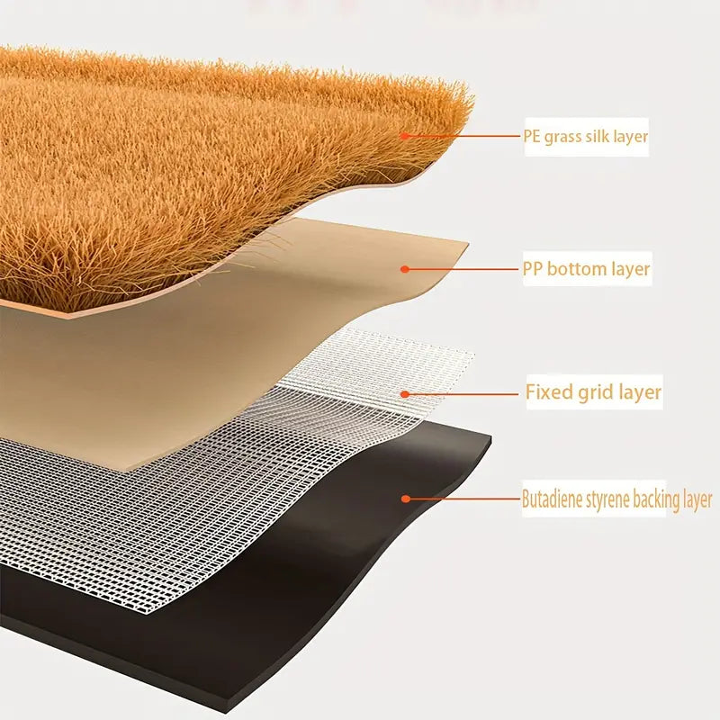 Artificial Thatch Plastic Thatch Roll - Mexican Palm Style - 100x100cm