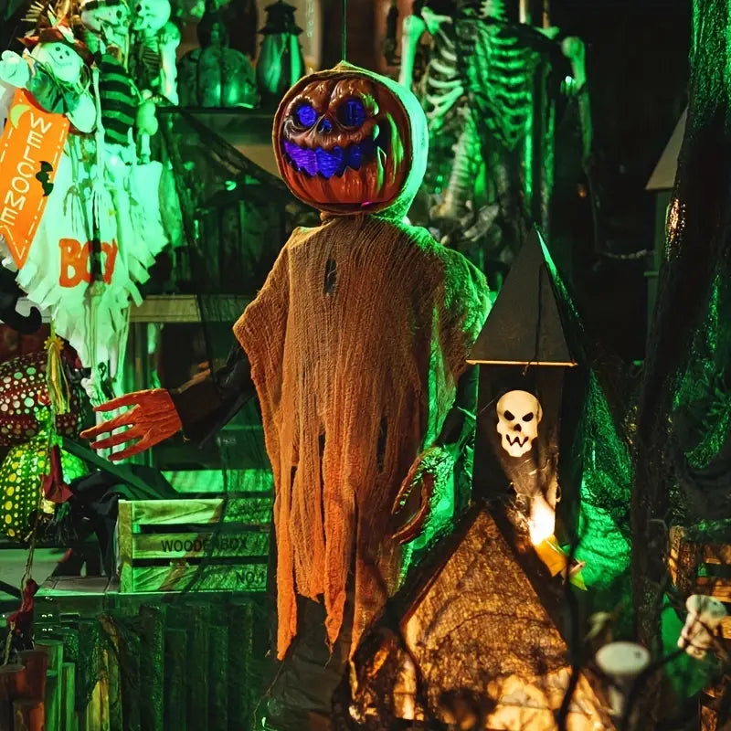 Voice-Activated Ghostly Pumpkin