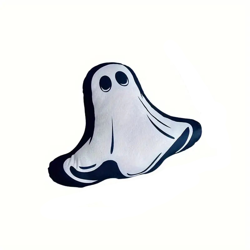 Halloween Ghost Plush Pillow - Cute 3D Print Decorative Throw Pillow