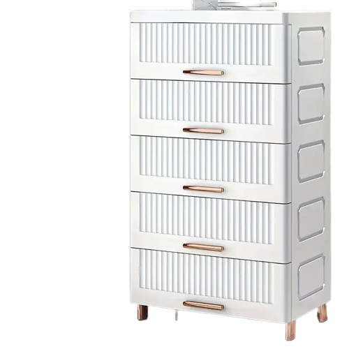 Effortlessly decluttering with the Plastic Drawer Storage Cabinet Organizer