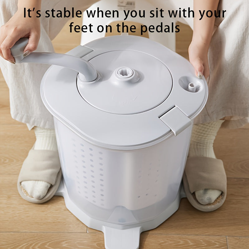 Manual Laundry Machine with Pedal Base