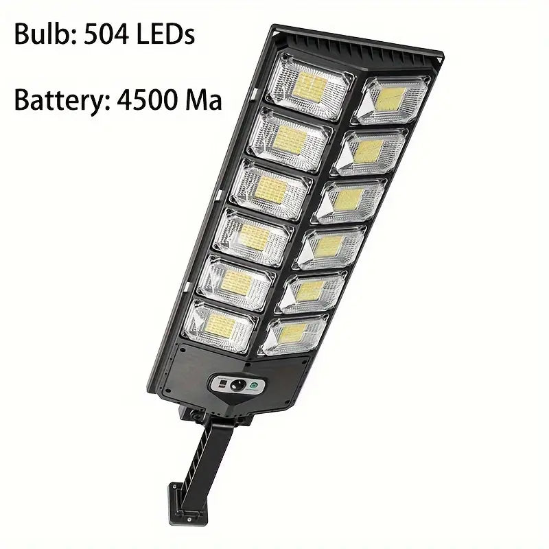 Super Bright 504 LED Solar Light - Outdoor Daylight with Motion Sensor
