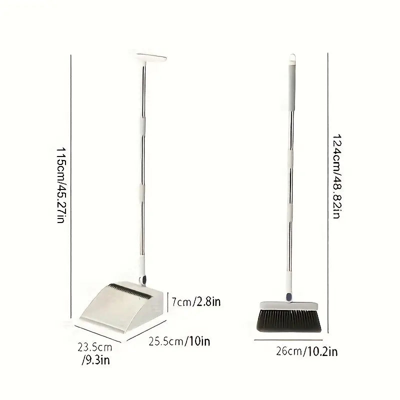Clean like a pro with our premium Upright Dustpan and Broom Set
