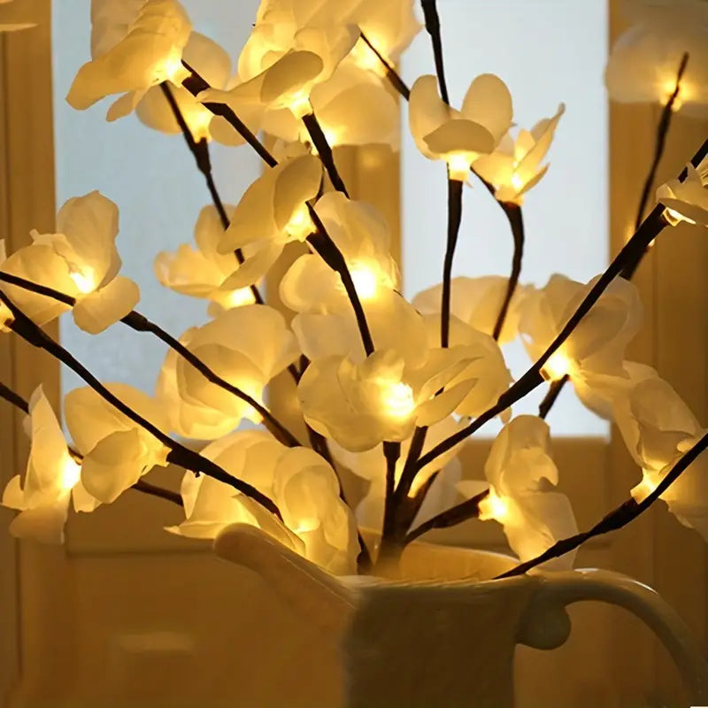 1pc-20 LED White Willow Branch Lights