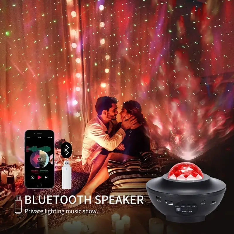 Star Projector Galaxy Projector with Remote Control - 3-in-1 Night Light