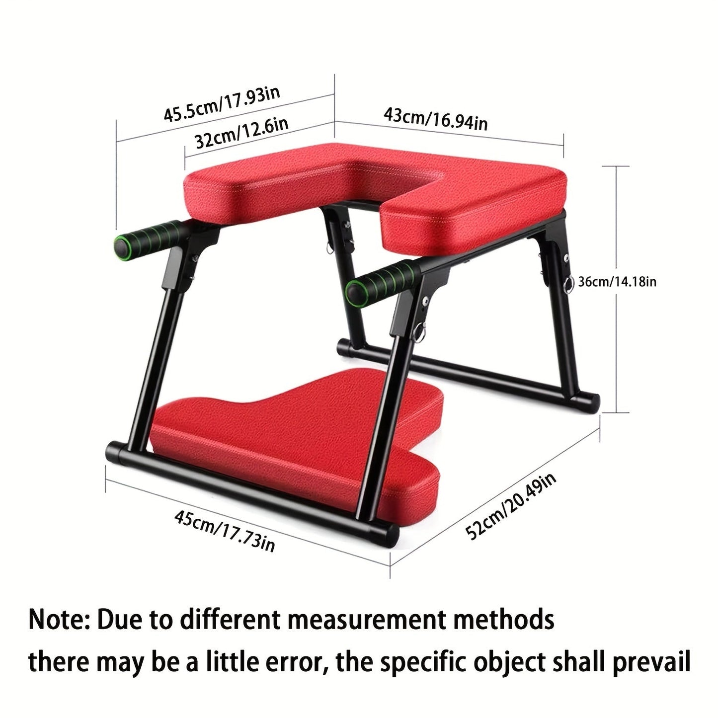 PU Easy-Fold Yoga Inversion Bench Home Fitness