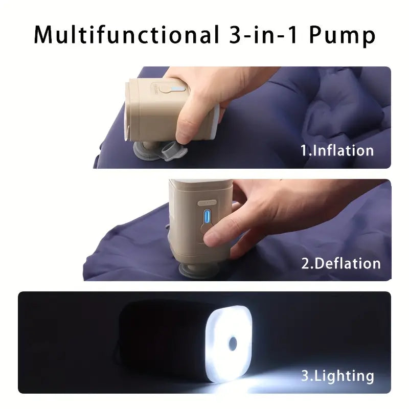 Khaki Portable Wireless Electric Air Pump