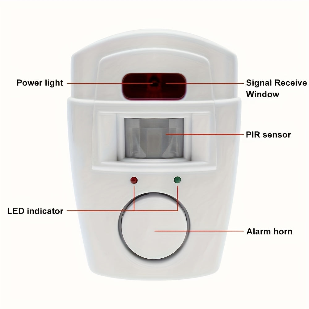 Wireless PIR Motion Sensor Alarm System (4 pcs)