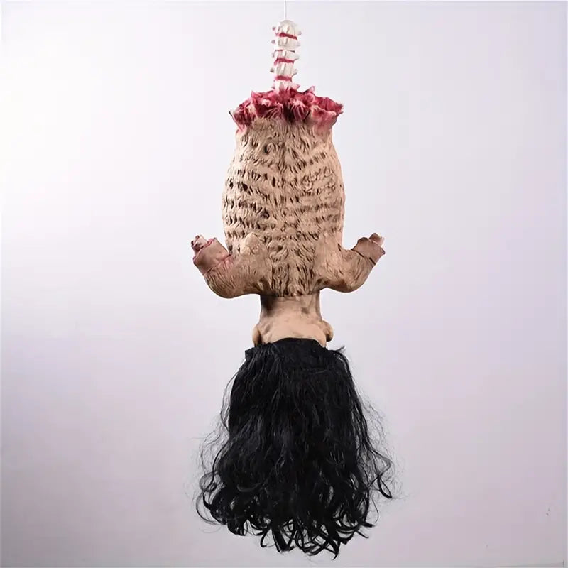 Hanging Doll - with Long Black Hair