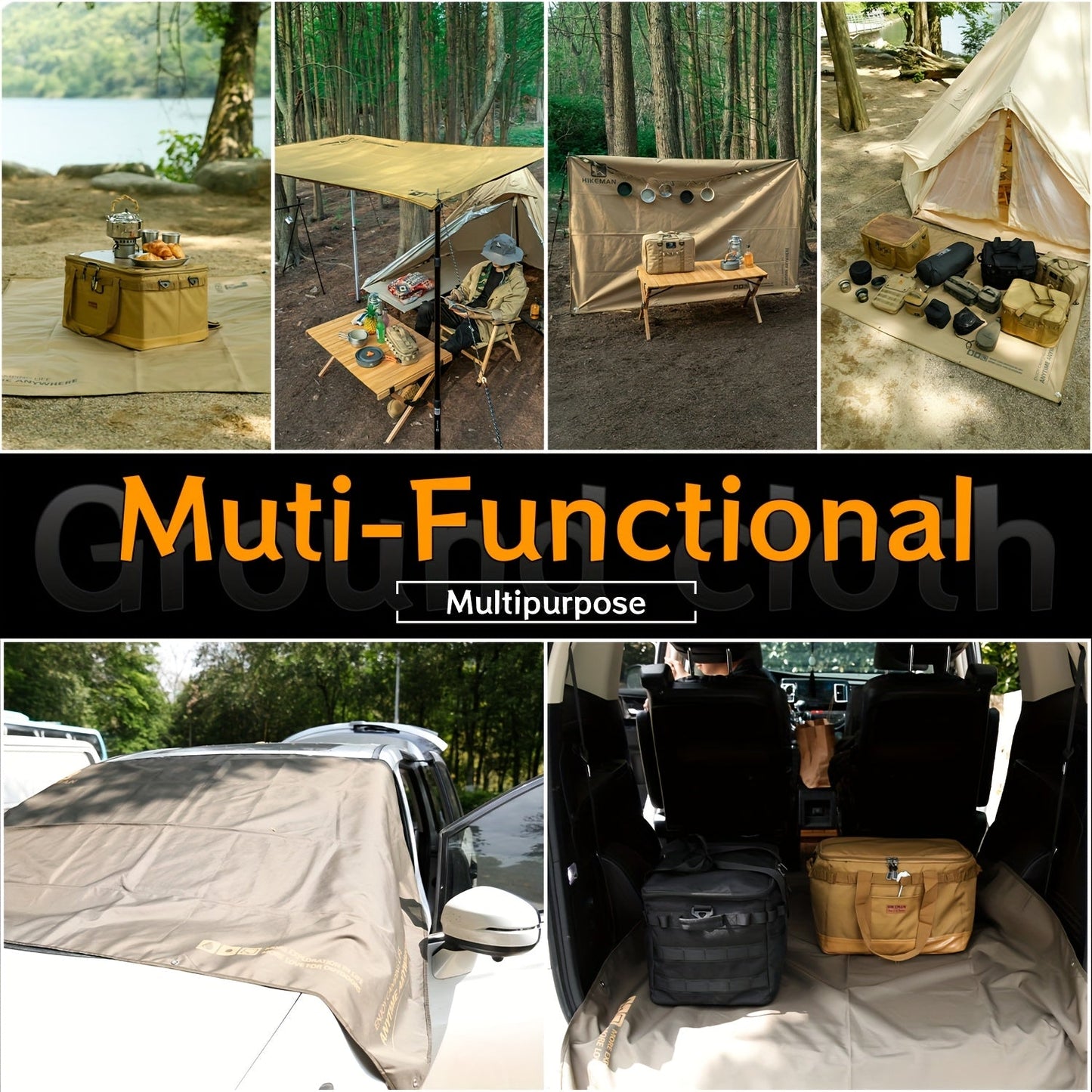 Outdoor Oxford Tent Mat Picnic Beach Pad