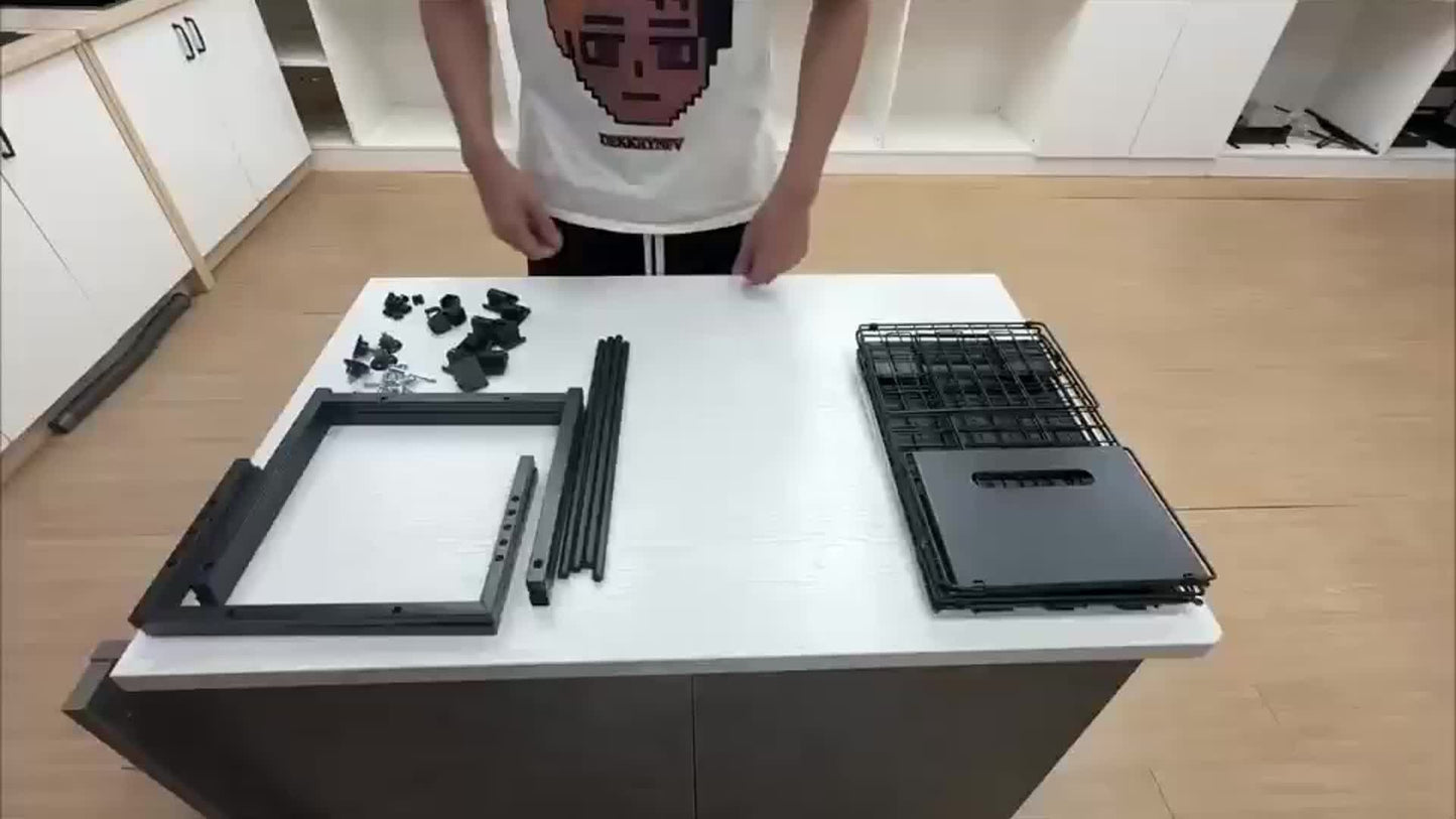 2-Tier Under Sink Storage Rack with Drawers