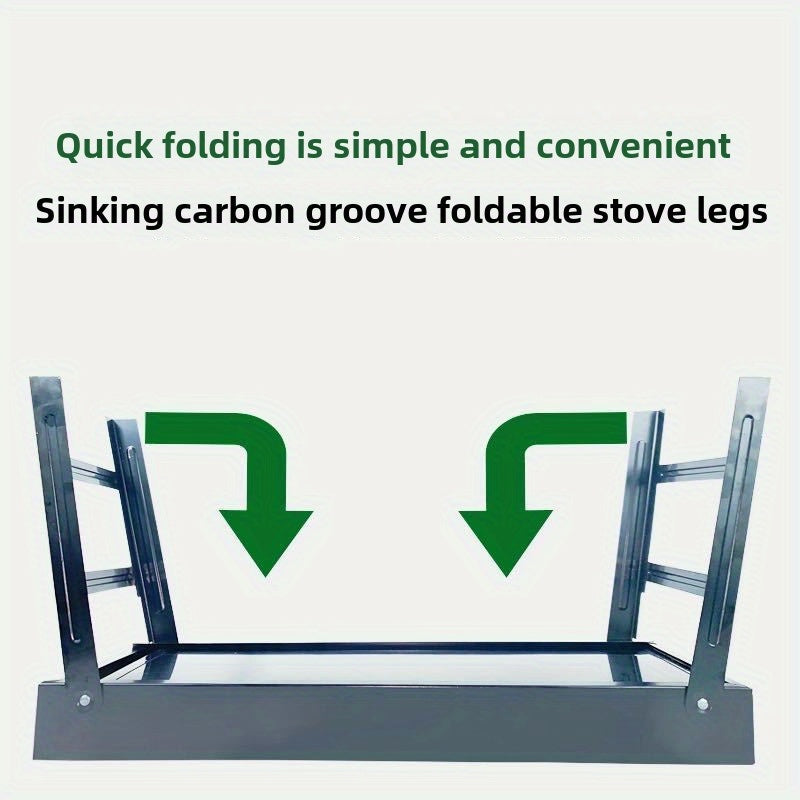 Portable Cast Iron BBQ Grill with Lid & Tools