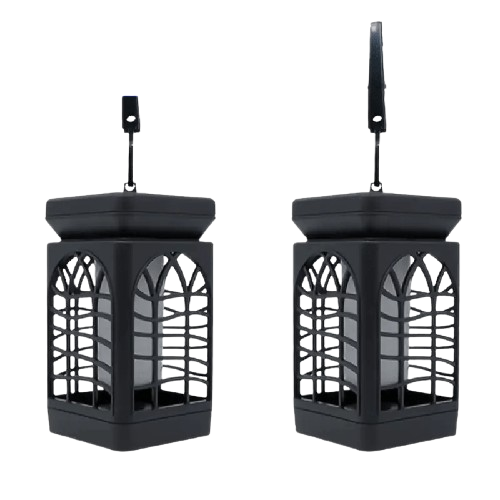 4Pcs Flame Flickering Solar Lantern | IP65 Waterproof Outdoor Lights