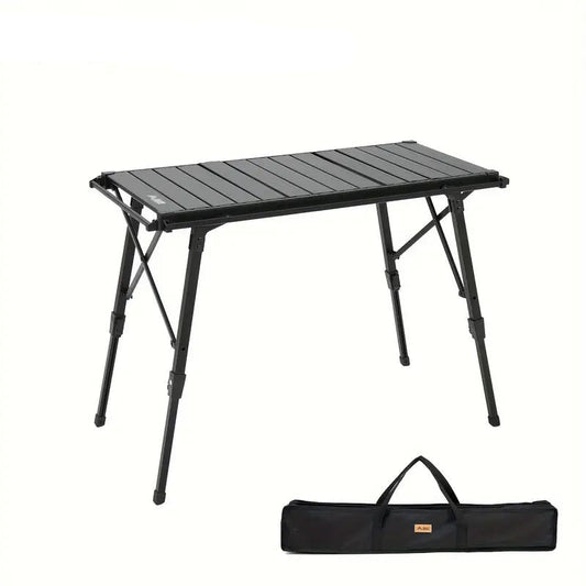 Portable Aluminum Camping Table Adjustable Height