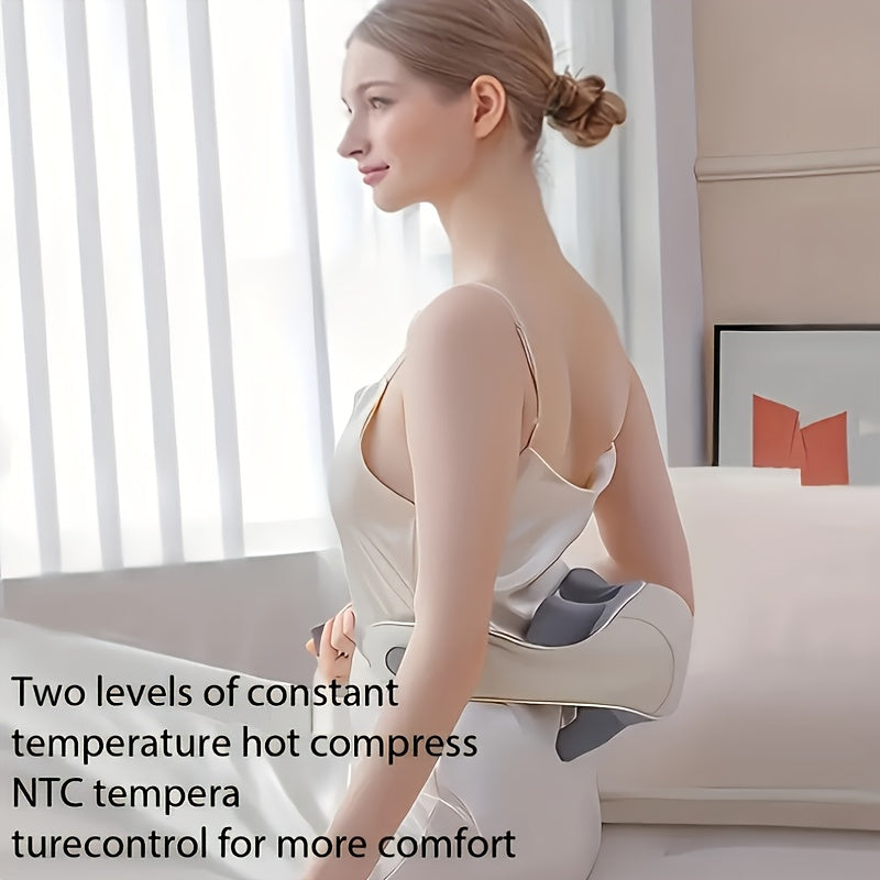 Wireless Neck & Shoulder Massager with Heat