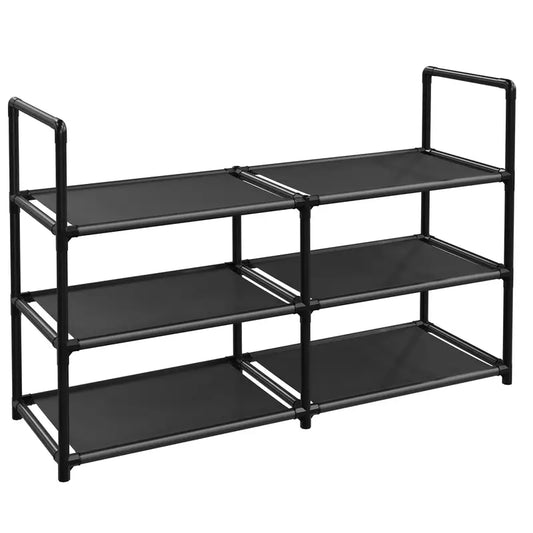 Keep your entryway tidy and stylish with our 3-Tier Shoe Rack