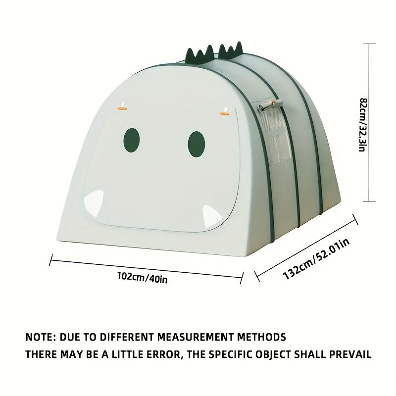 Green Dinosaur Oxford Cloth Kids Tent with Net