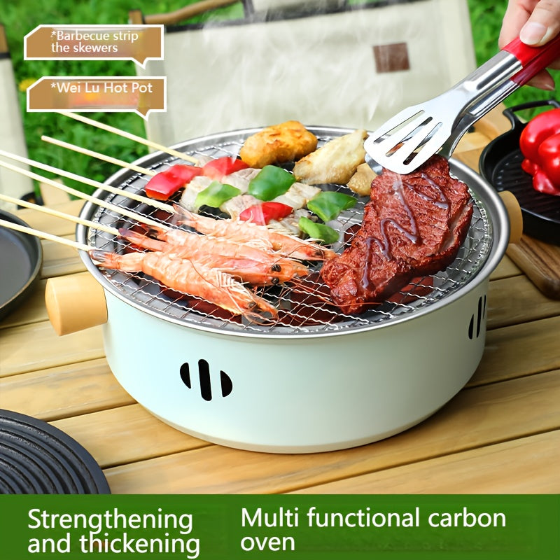 Portable Smokeless Charcoal Grill & Tea Stove