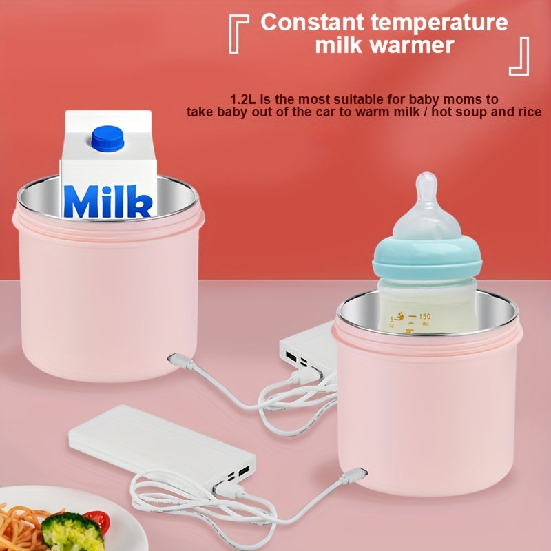 Electric Heated Stainless Steel Lunch Box