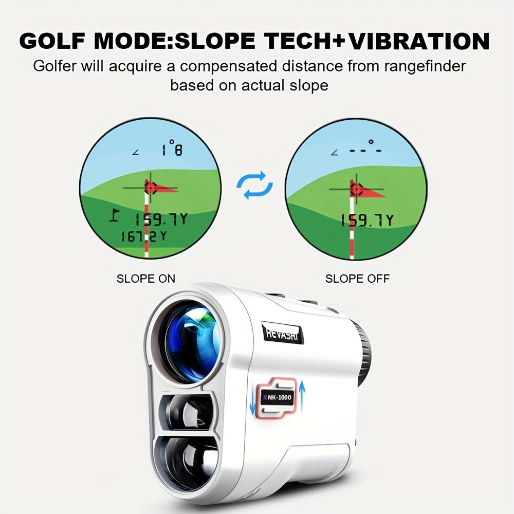 1000 Yards Golf Rangefinder with Slope & Pin Lock