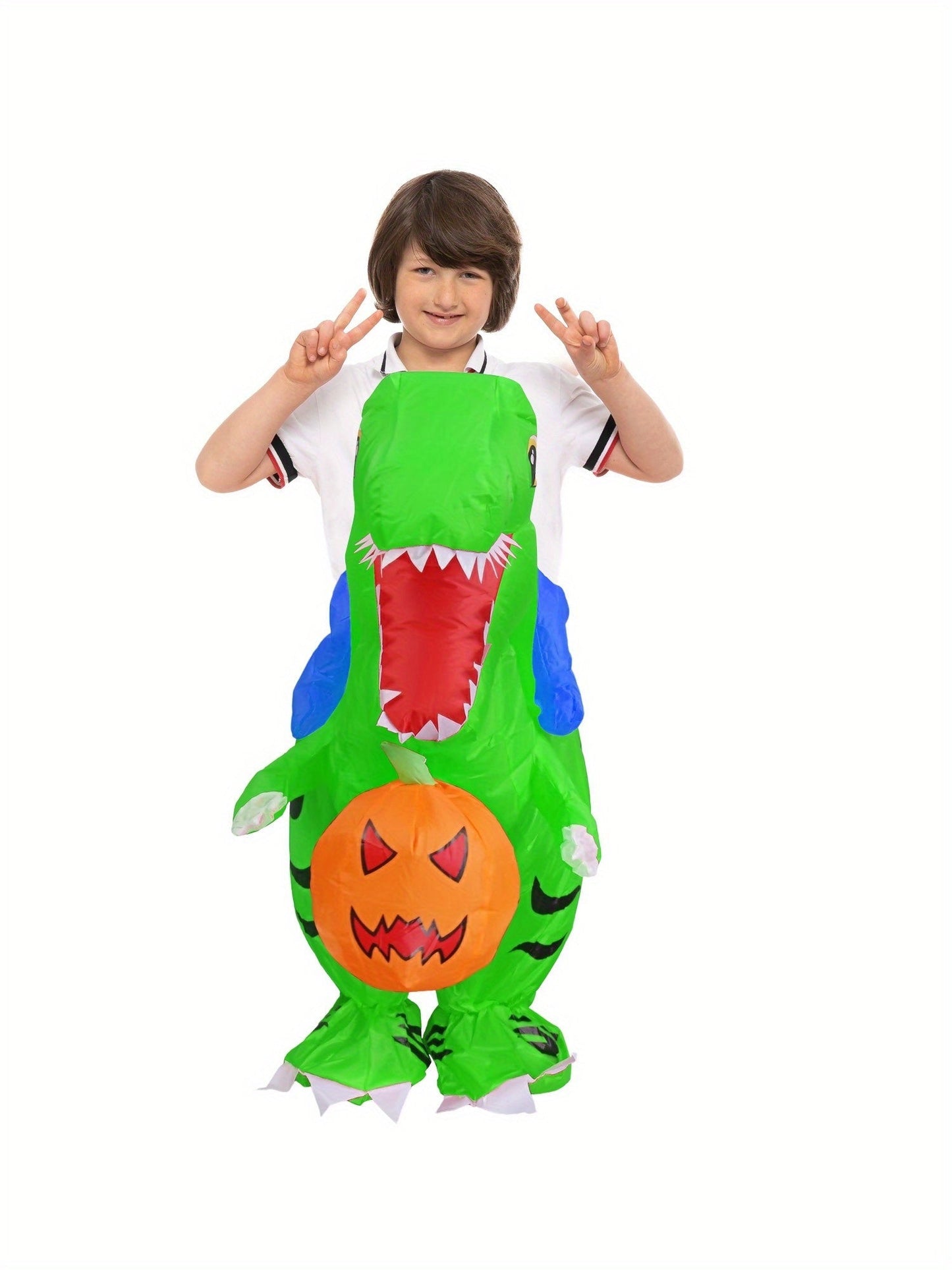 Halloween Inflatable Dinosaur Pumpkin Costume