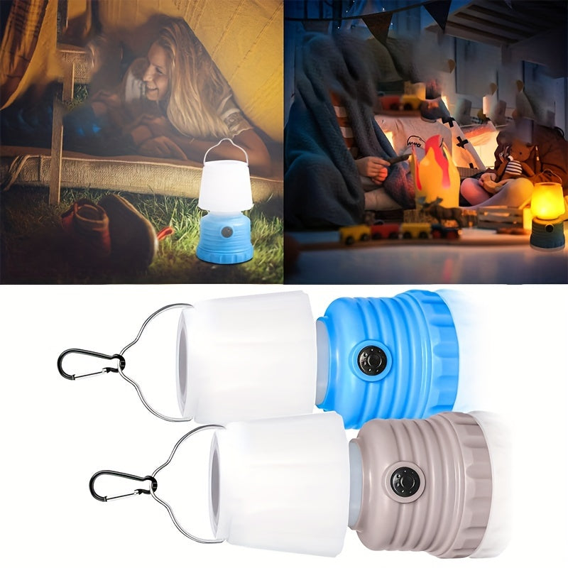 Camping Lantern with Flame Flicker Mode