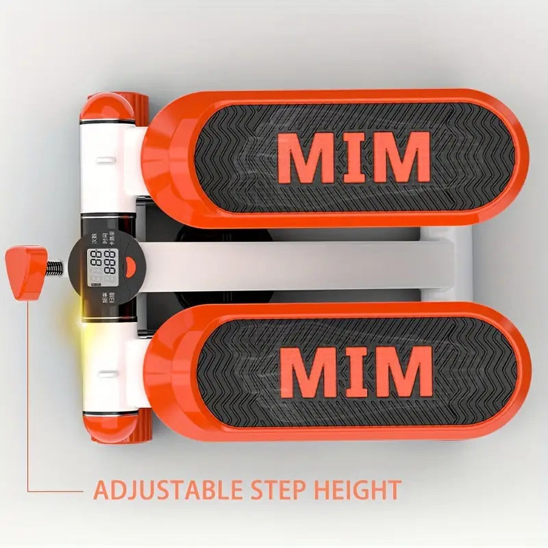 Mini Stepping Machine with Balance Training Pedal and Pull Rope